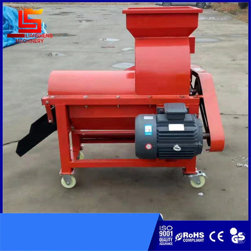 Corn/Maize Thresher Sheller Matched with Diesel Engine/Electric Motor/Pto Driven High Efficiency 4-5 T/H