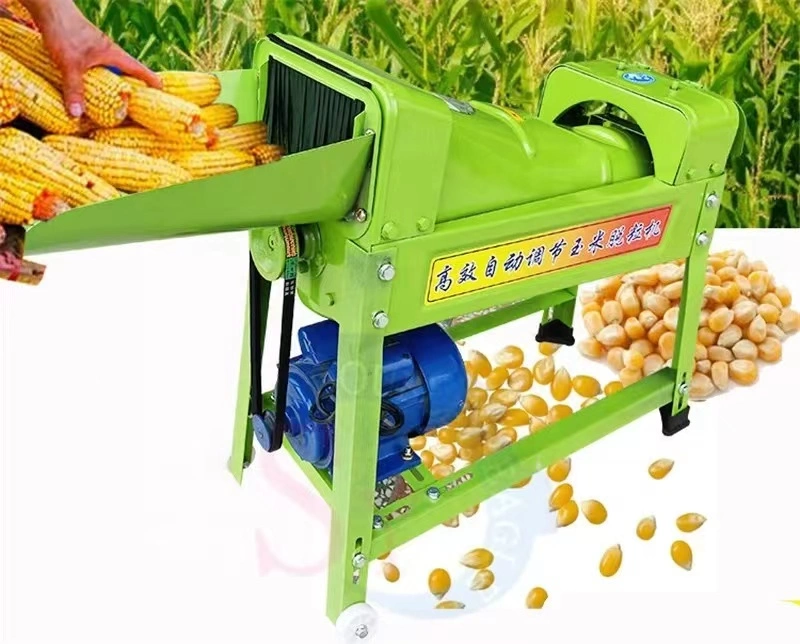 High Quality Corn Thresher Mini Automatic Electric Maize Processing Machine Small Corn Sheller