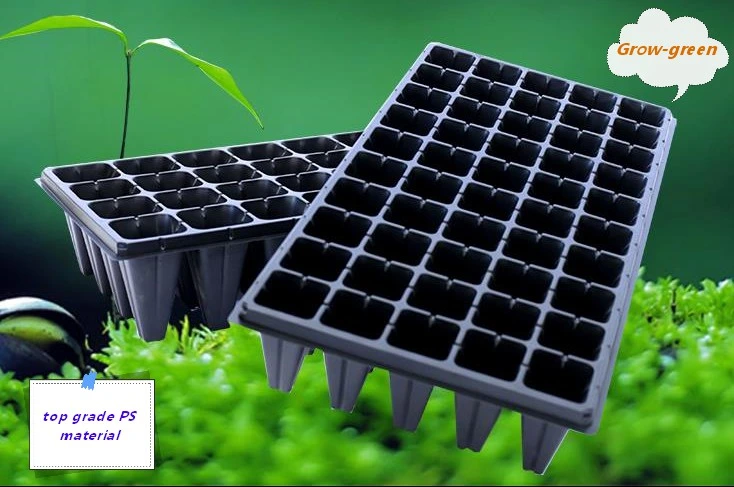 Seed Tray 1020 Flat Holes Hard Plastic Nursery Seed Tray Vegetable Nursery Propagation Seed Tray PVC/PS Greenhouse Seed Tray Germination Plant Thermoformed Seed