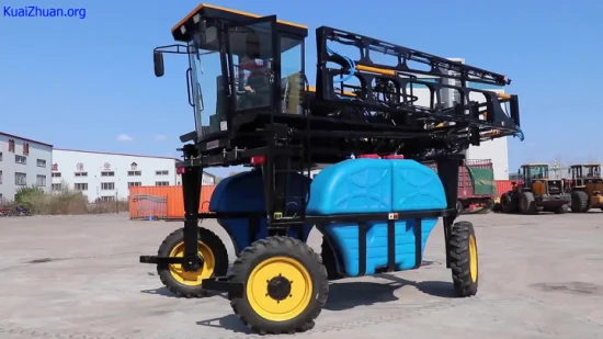 Tracteur agricole Pulvérisation sur le terrain de la ferme Puissance tirée Usine de pesticides pour les terres agricoles Équipement de pulvérisateur pour l'agriculture