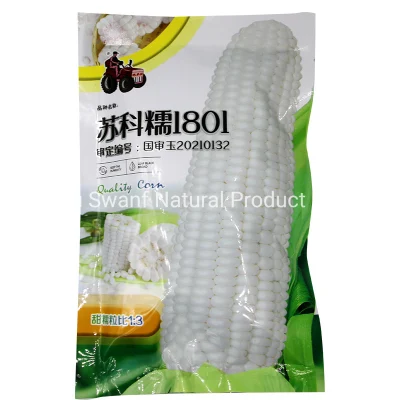 200g Bulk Giant Hybrid F1 Non-GMO China Snow Sweet-Waxy Maïs Graines Graines de Maïs Blanc pour Semer