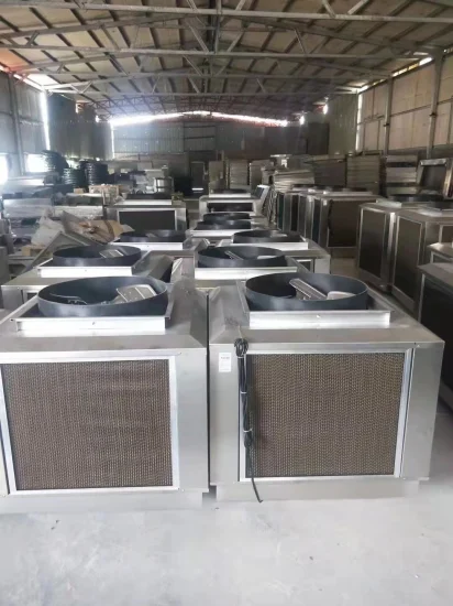 Équipement de réfrigération d'usine de climatisation de protection de l'environnement fixé au mur d'acier inoxydable de moteur de cuivre pur de deux têtes